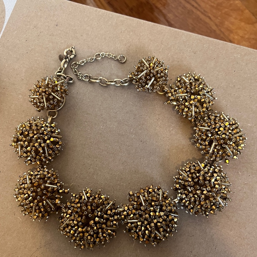 Vintage J Crew Statement Firework Necklace